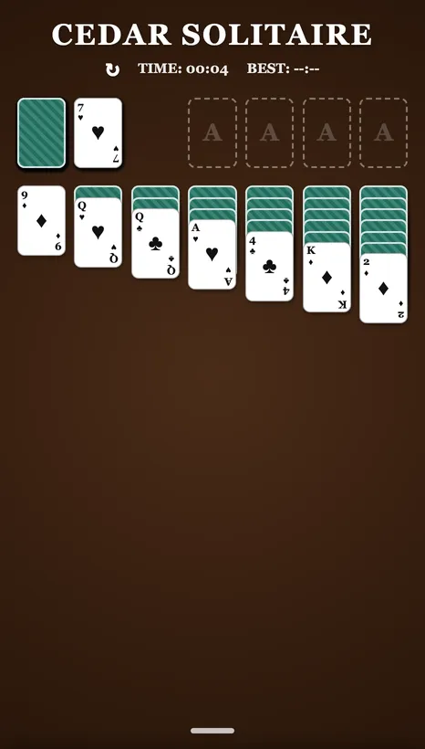 Cedar Solitaire gameplay screenshot 2