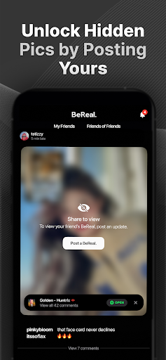 BeReal. Your friends for real. screenshot 2