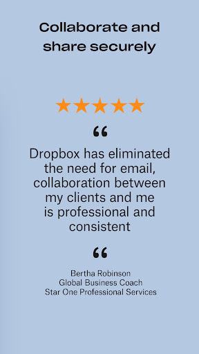 Dropbox: Secure Cloud Storage screenshot 4