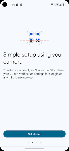 Google Authenticator screenshot 2