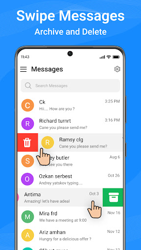 Messages: Text SMS screenshot 4
