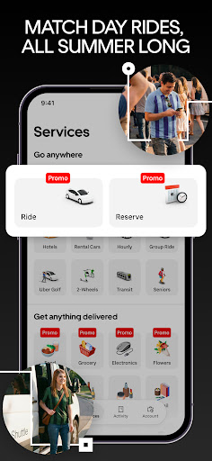 Uber - Request a ride screenshot 1