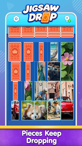 Jigsaw Drop: Solitaire Puzzle screenshot 4