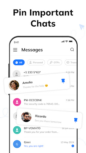 Messages: Text SMS Home App screenshot 4