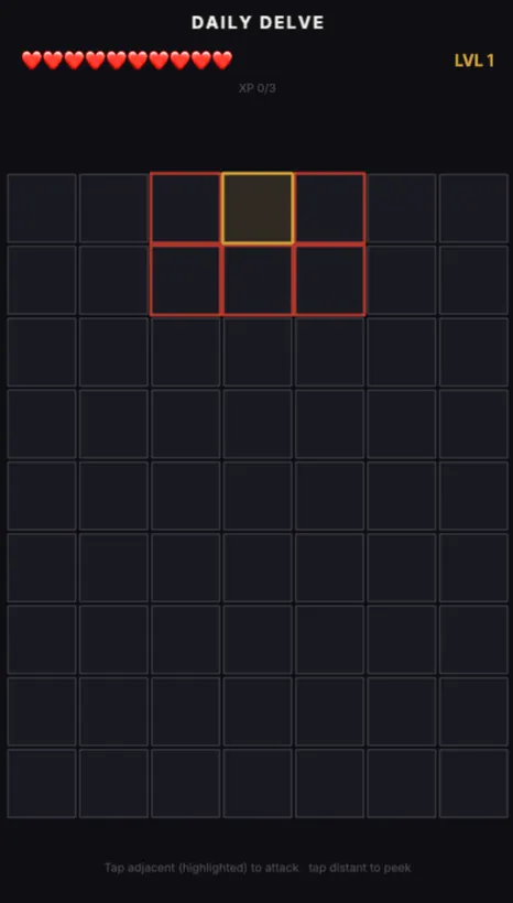Minesweeper RPG gameplay screenshot 1