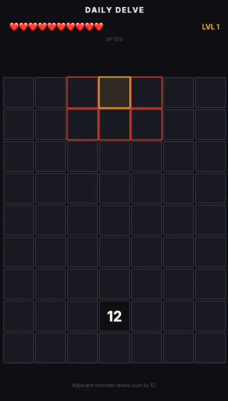 Minesweeper RPG gameplay screenshot 2