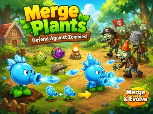 Merge Plants vs Zombies